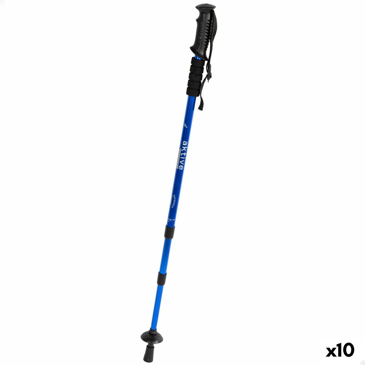 Bastone Da Trekking Aktive Alluminio 135 Cm (10 Unità)