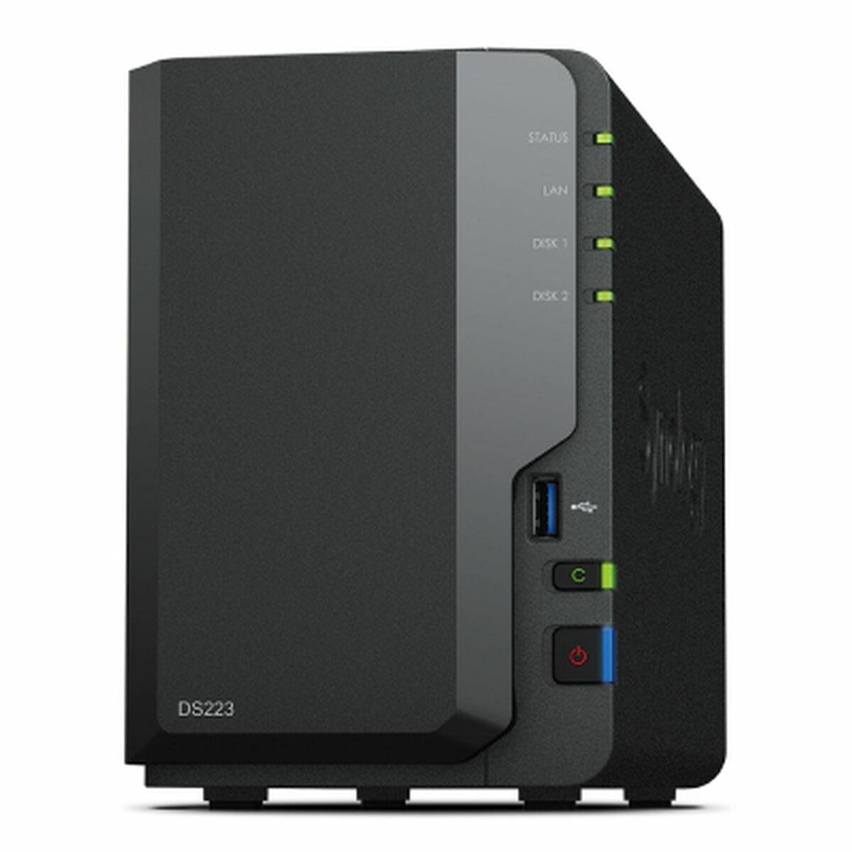 Memorizzazione In Rete Nas Synology Ds223 Nero