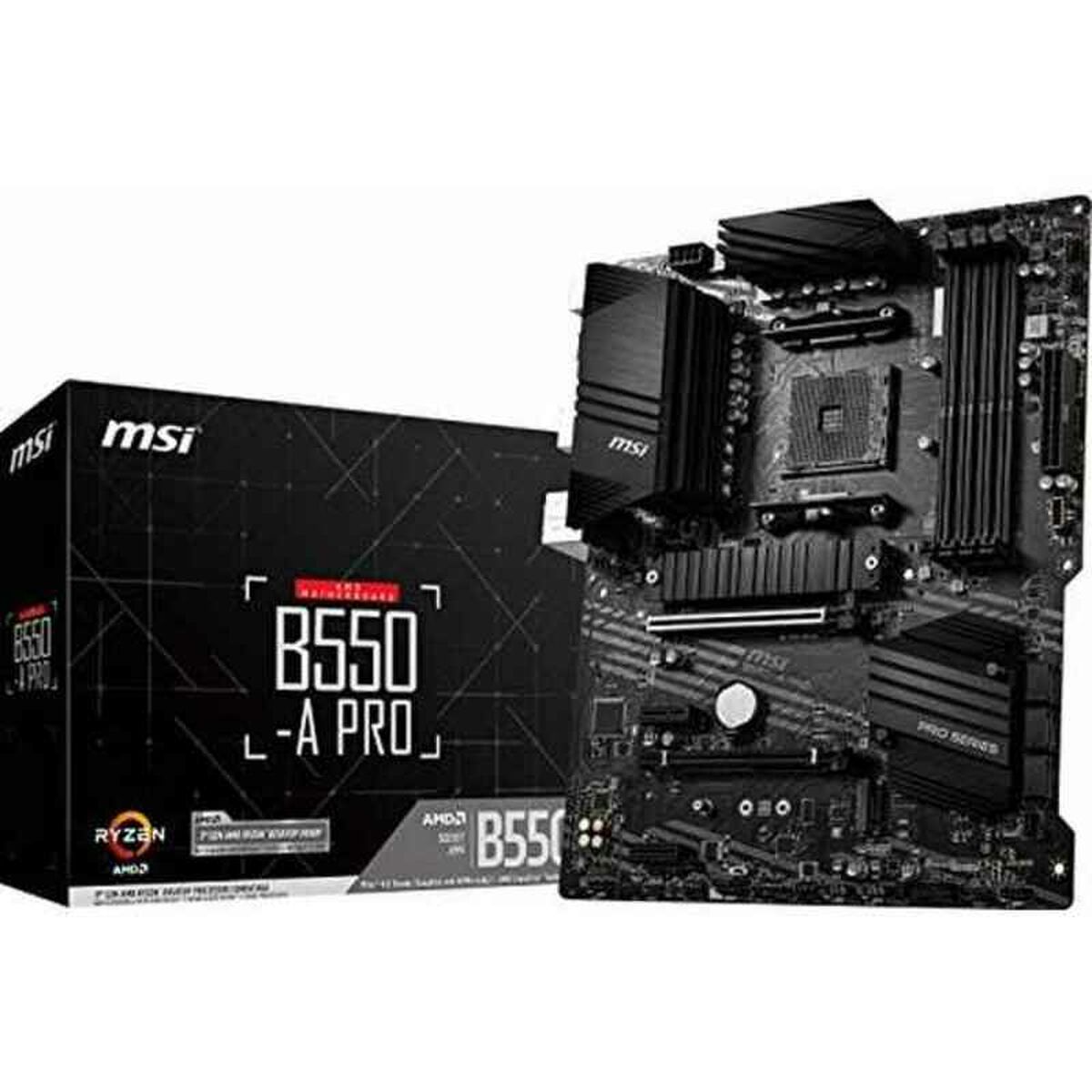 Scheda Madre Msi 7c56-002r Atx Am4 Amd Am4 Amd Amd B550