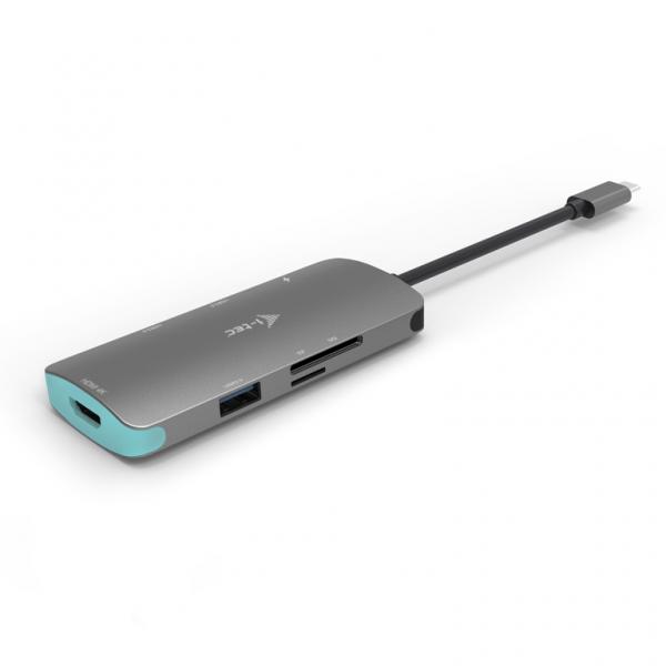 I-Tec Docking Station In Metallo UsB-C, 4k Hdmi + Power Delivery 60w
