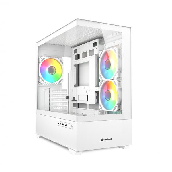 Sharkoon Case Mk6 Rgb White Micro - Atx