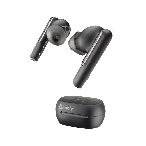 Poly Voyager Free 60+ Uc Auricolare Wireless IN-Ear Musica E Chiamate Usb TipO-C Bluetooth Nero (^poly Free 60+ Blkebuds+bt700c+tschc)