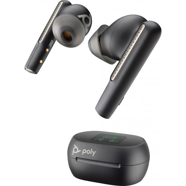 Poly Voyager Free 60+ Uc Auricolare Wireless IN-Ear Musica E Chiamate Usb TipO-C Bluetooth Nero (^poly Vfree 60+ Cb Earbuds +bt700c)
