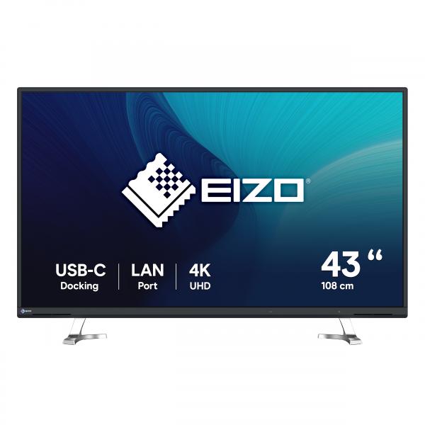 Eizo Flexscan Ev4340X-Bk Monitor Pc 108 Cm [42.5] 3840 X 2160 Pixel 4k Ultra Hd Led Nero ([on Promo] Eizo Ev4340X-Bk 43 [3840 X 2160] 4k UhD- Hdmi,la