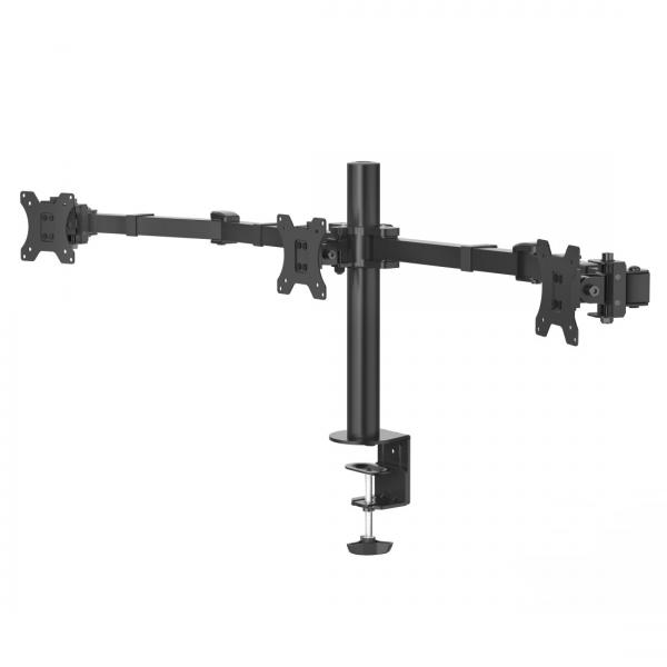 Hama 00118495 Supporti A Parete Per Tv 68,6 Cm [27] Scrivania Nero (hama Monitorarm Fullmotion Fã¼r 3 Bild)