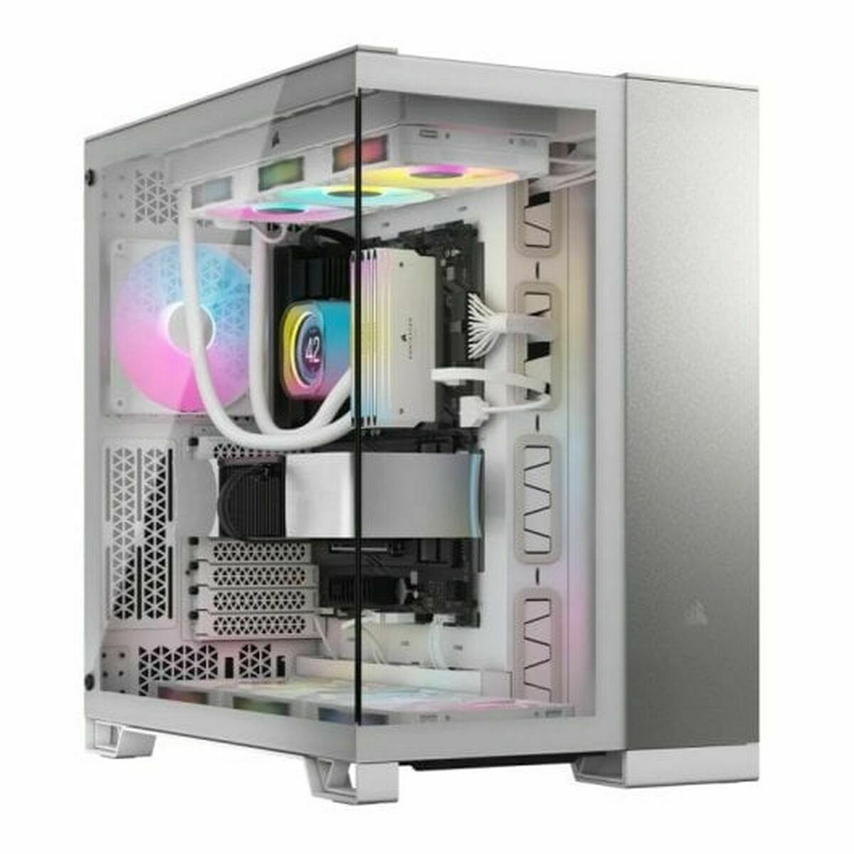 Case Computer Desktop Atx Corsair 6500x Bianco