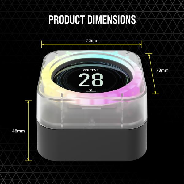 Corsair Icue Elite Display (corsair Icue Elite - LcD-Statussk?rm)