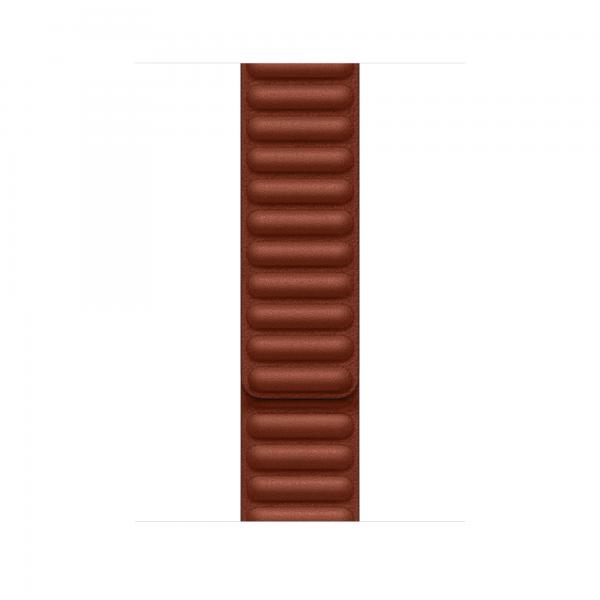 Apple Cinturino A Maglie In Pelle Terra D’ombra [45 Mm] - S/m (-^apple Watch 45 Umber Ll S/m)