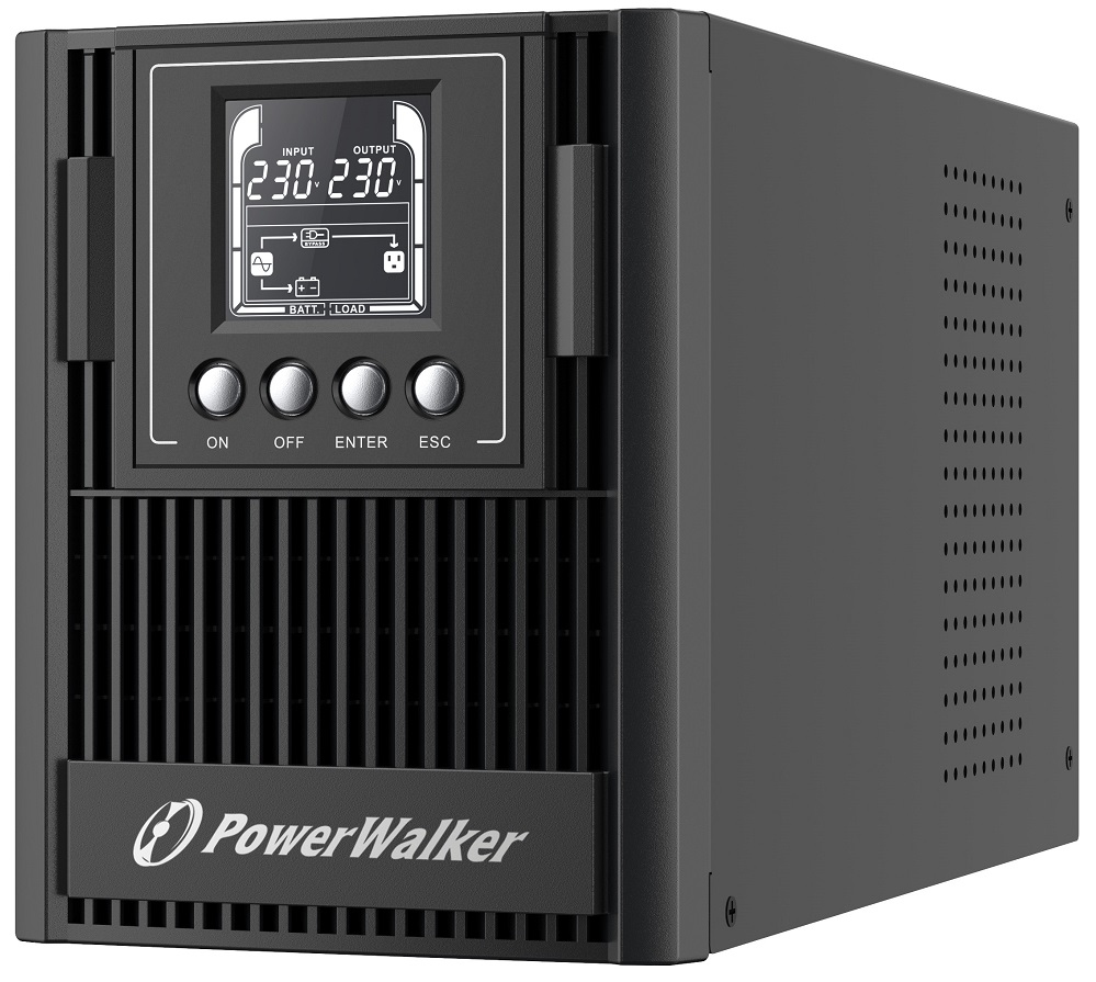 Powerwalker Vfi 1000 At Gruppo Di Continuità [ups] Doppia Conversione [online] 1 Kva 900 W 3 Presa[e] Ac (vfi 1000 At Uninterruptible - Power Supply