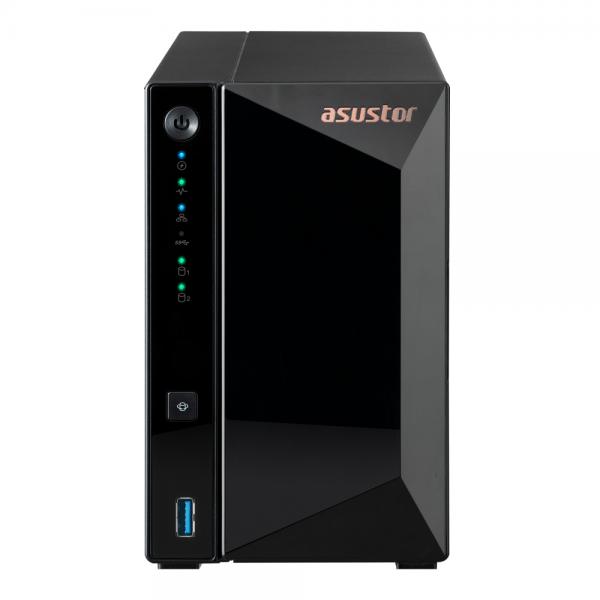 Asustor Drivestor 2 Pro Gen2 As3302t V2 Nas Collegamento Ethernet Lan Nero Rtd1619b