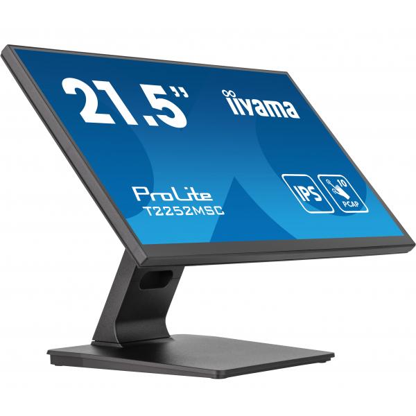 Iiyama Prolite T2252msC-B2 Monitor Pc 54,6 Cm (21.5") 1920 X 1080 Pixel Full Hd Lcd Touch Screen Nero