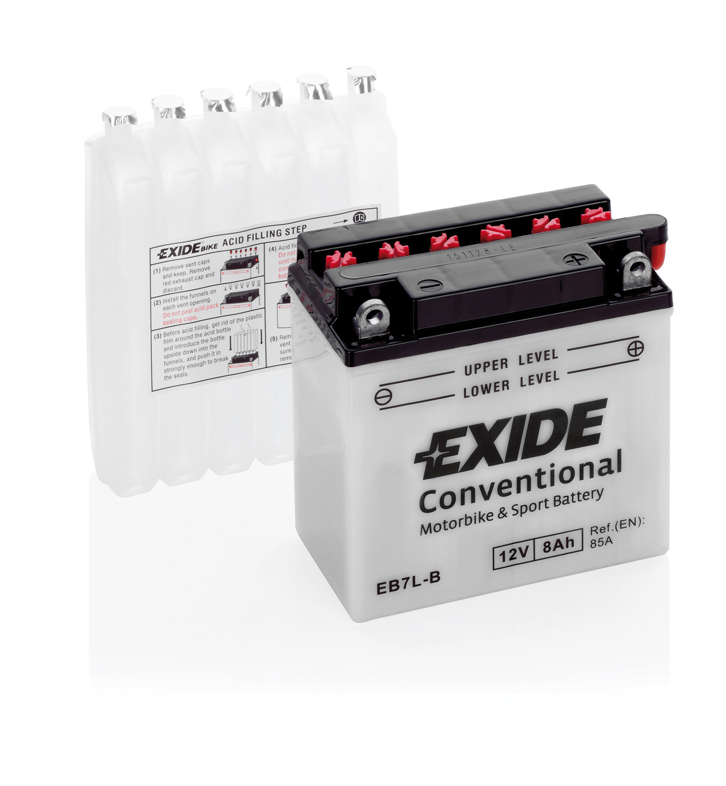Batteria 12v - Exide Bike Conventional - 8 Ah - 85 A