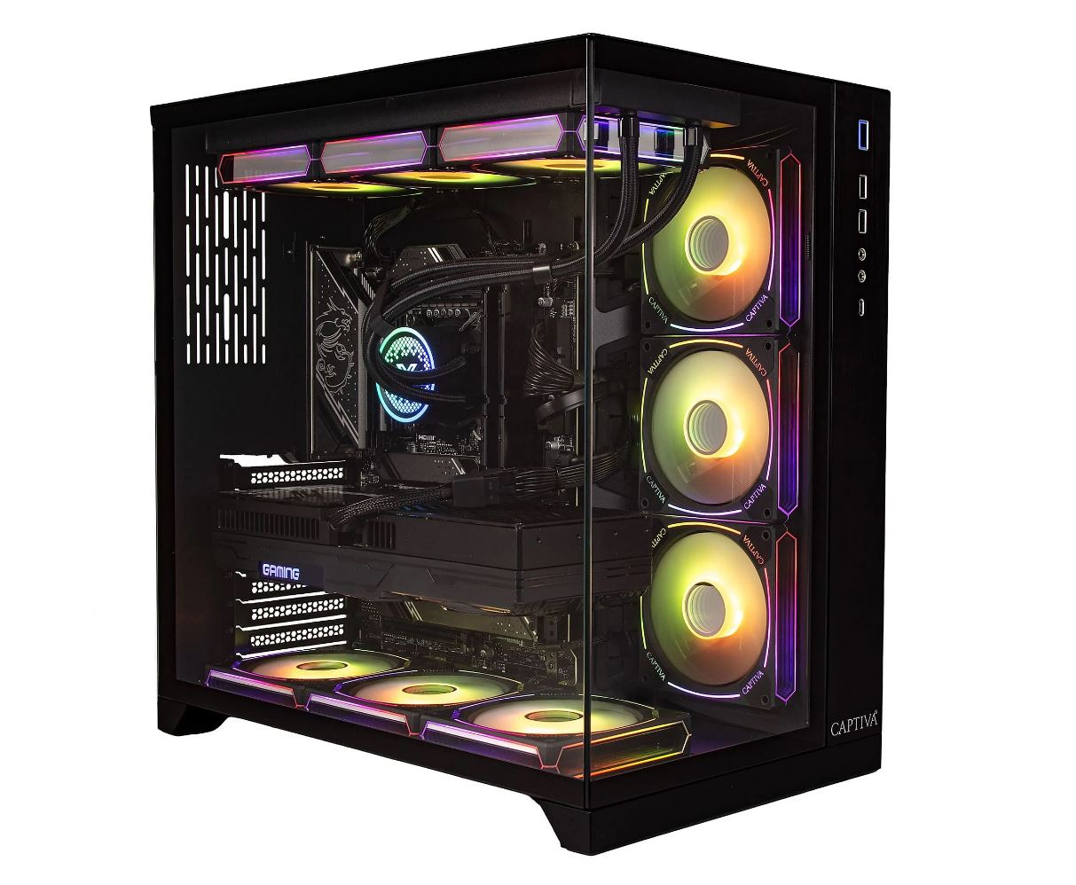 Captiva Advanced Gaming I93-123, GaminG-Pc Mit Intel® Core™ I7 14700kf Prozessor, 32 Gb Ram, 2 Tb Ssd, Nvidia Geforce Rtx™ 5060 Geforce® Rtx™ 5060, F