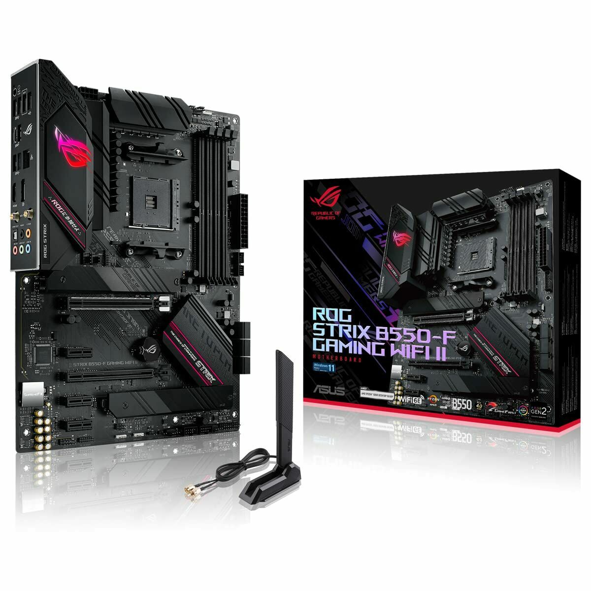 Scheda Madre Asus Rog Strix B550-F Gaming Wifi Ii Amd B550 Amd Amd Am4
