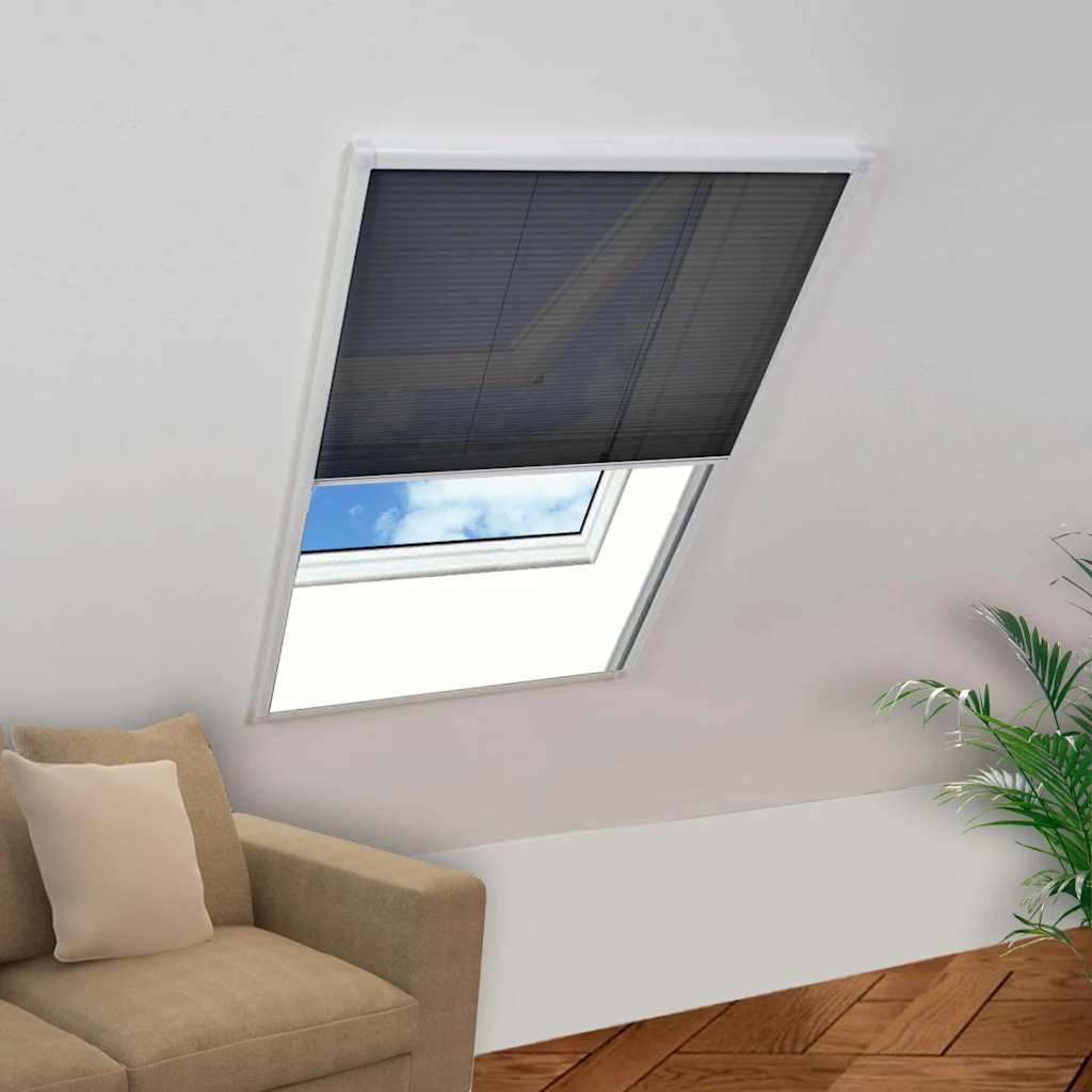 Zanzariera Plissettata Per Finestre In Alluminio 60x80 cm