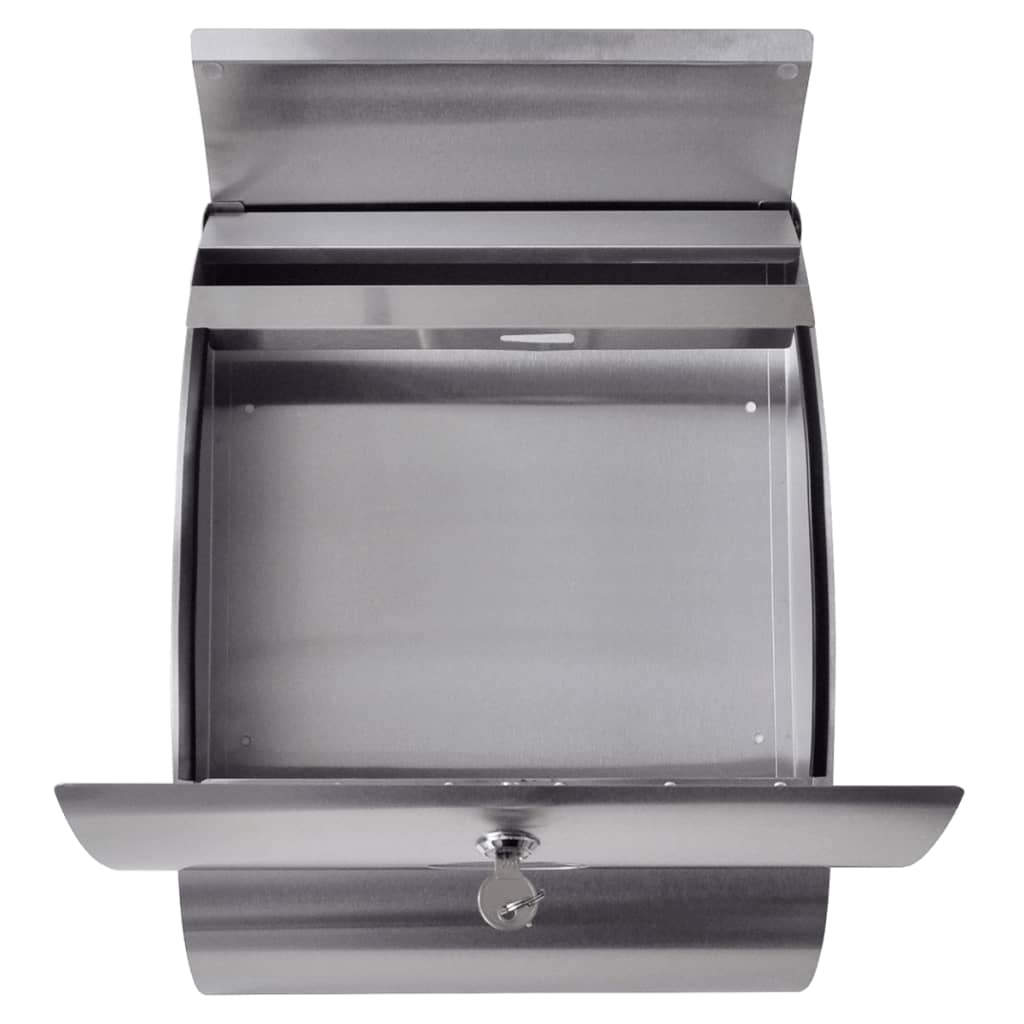 Casetta Della Posta Doppia Con Supporto In Acciaio Inox - Image 3