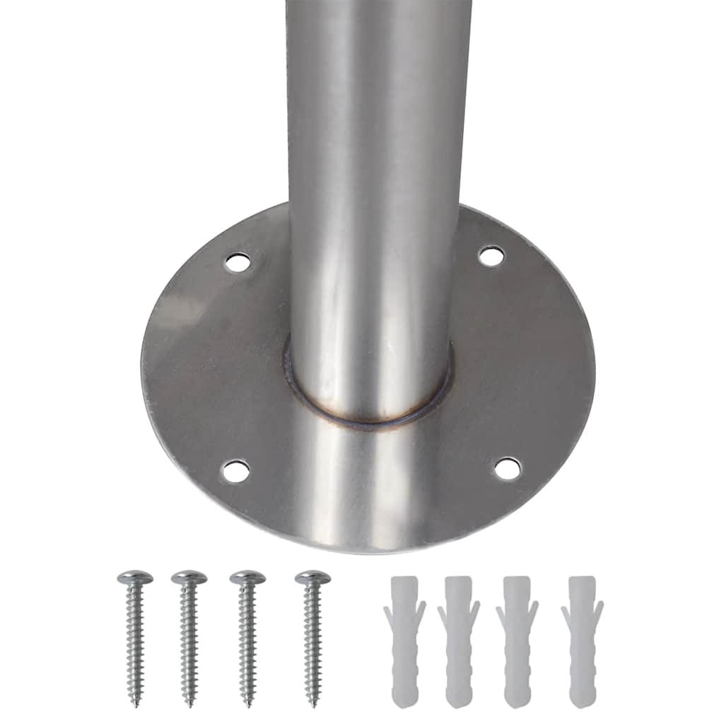 Casetta Della Posta Doppia Con Supporto In Acciaio Inox - Image 5