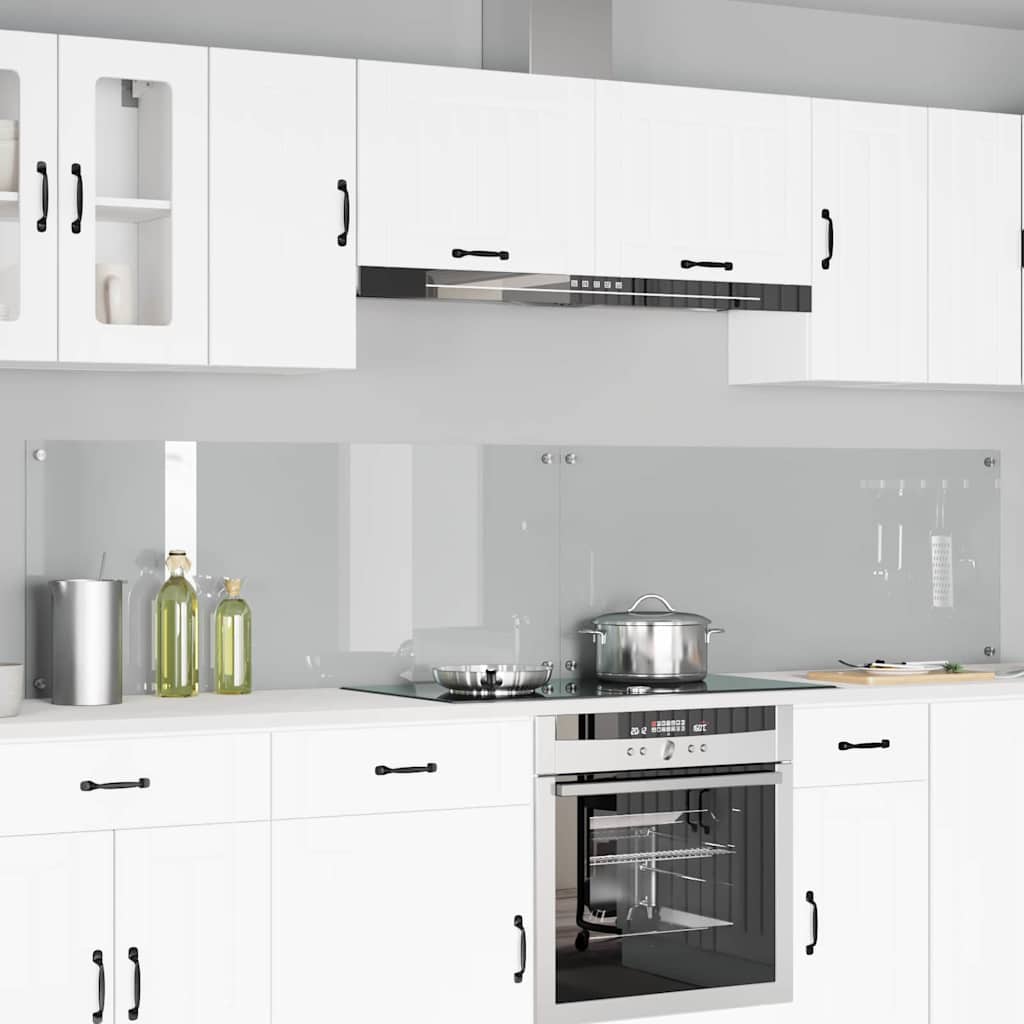Rivestimento Da Cucina 2 Pcs Trasparente 120 X 50 cm