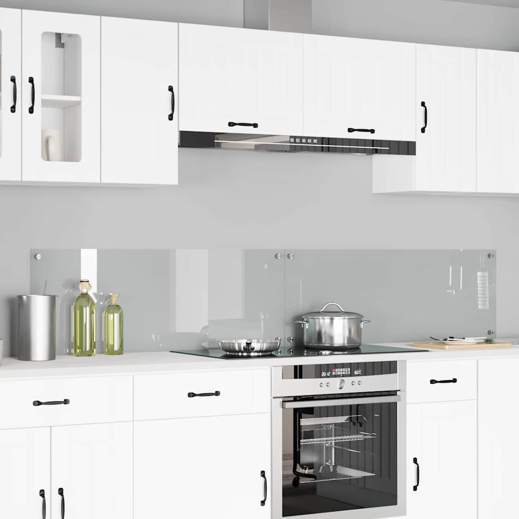 Rivestimento Da Cucina 2 Pcs Trasparente 110 X 40 cm