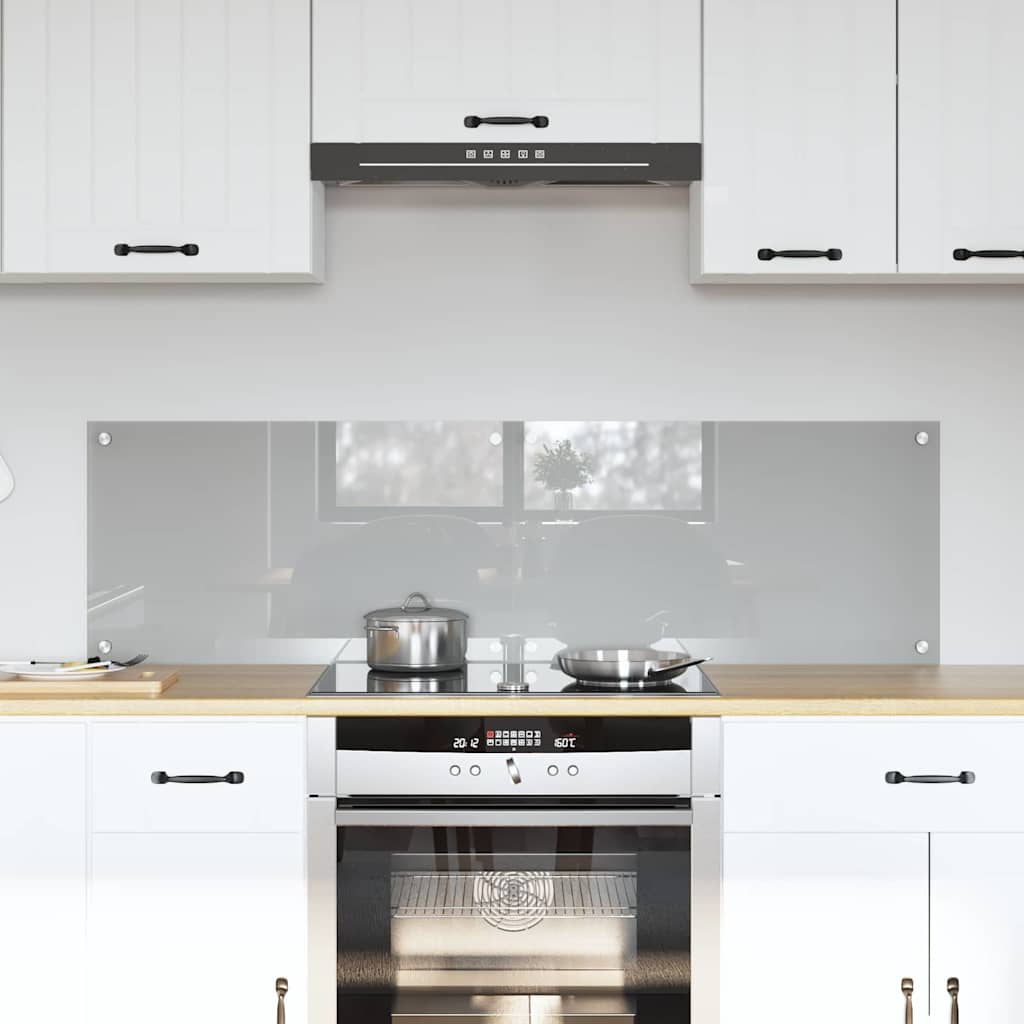Rivestimento Da Cucina 2 Pcs Grigio Chiaro 70 X 40 cm
