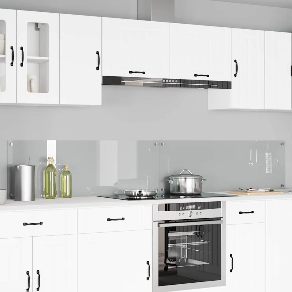 Rivestimento Da Cucina 2 Pcs Trasparente 120 X 40 cm