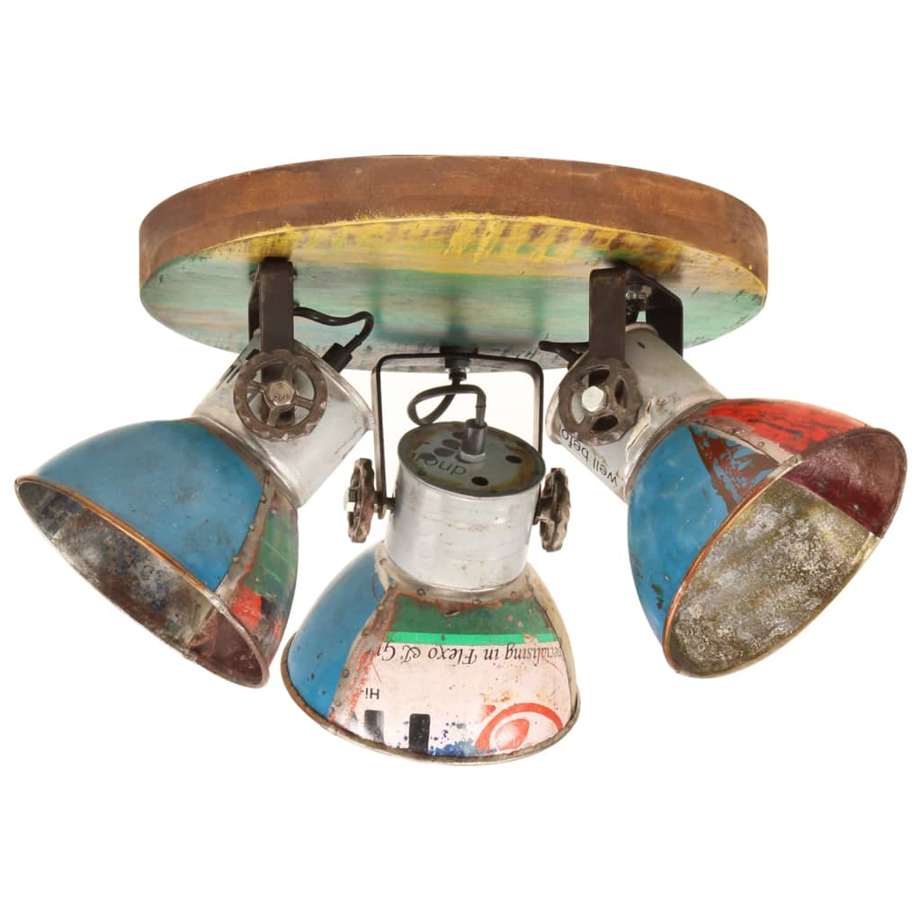Lampada Da Soffitto Industriale 25 W Multicolore 45x25 Cm E27