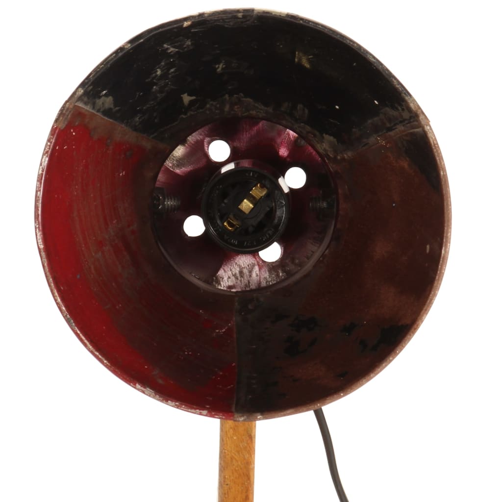 Lampada Scrivania Industriale Rotonda Multicolore 23x18x95 E27 - Image 4