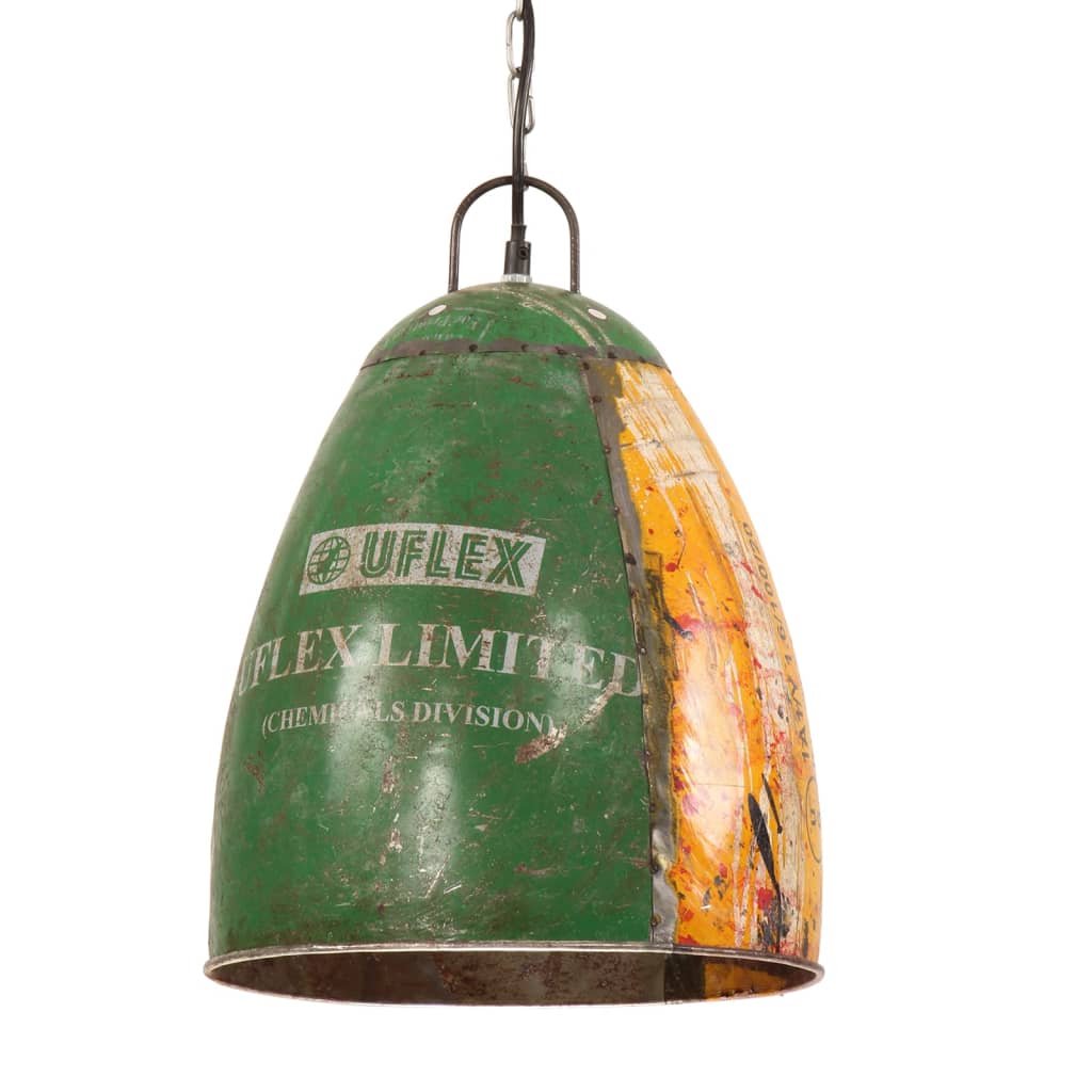 Lampada Sospesa Industriale 25 W Multicolore Rotonda 32 Cm E27