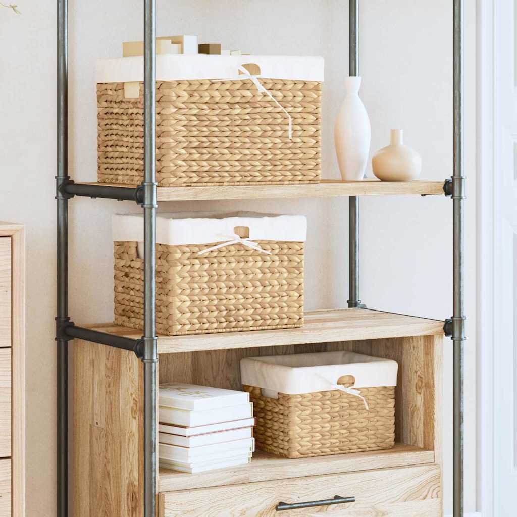 Cesti Per Stoccaggio 3 Pcs Naturale 35 X 30 X 25 cm