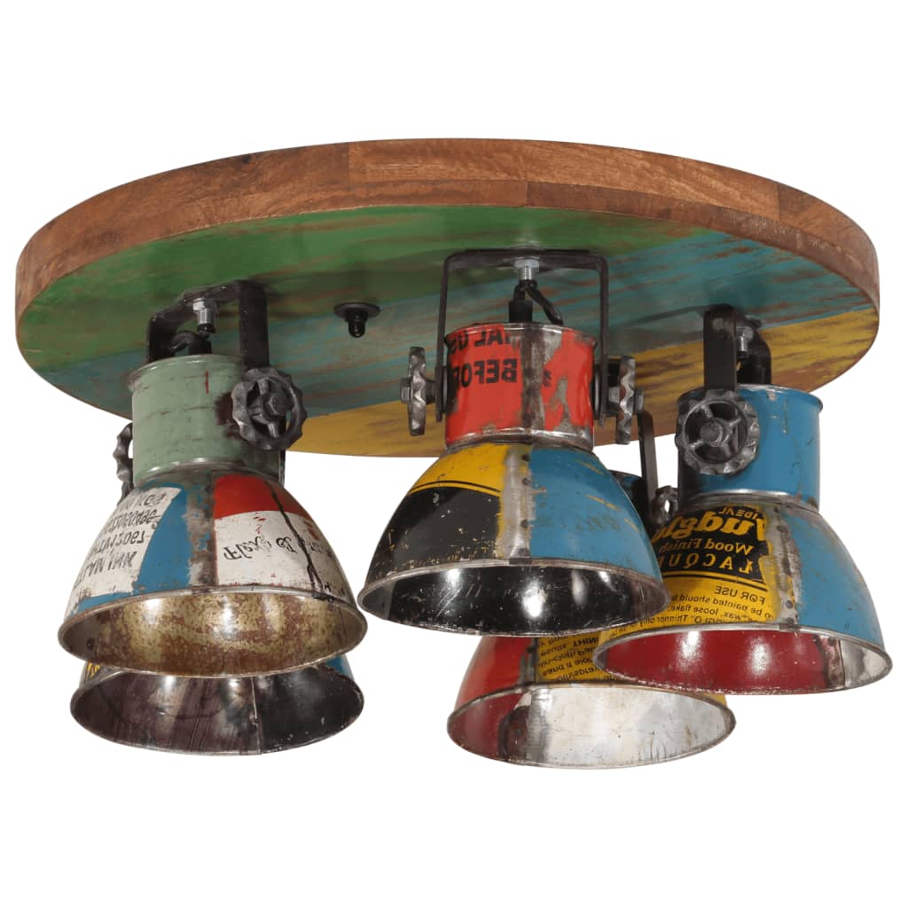 Lampada Da Soffitto 25 W Multicolore 50x50x25 Cm E27 - Image 3