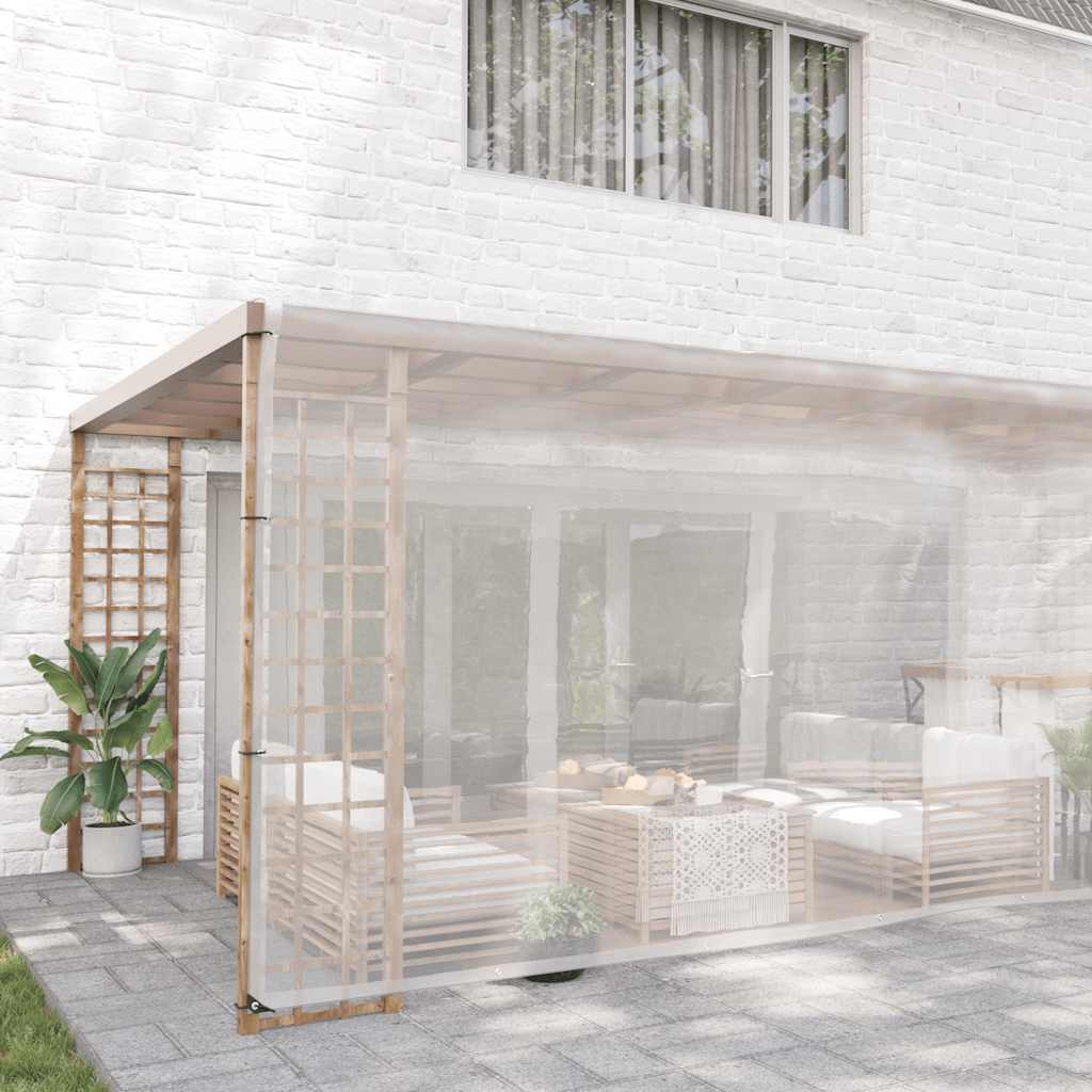 Telone Trasparente Con Occhielli 5x10 M In Polietilene