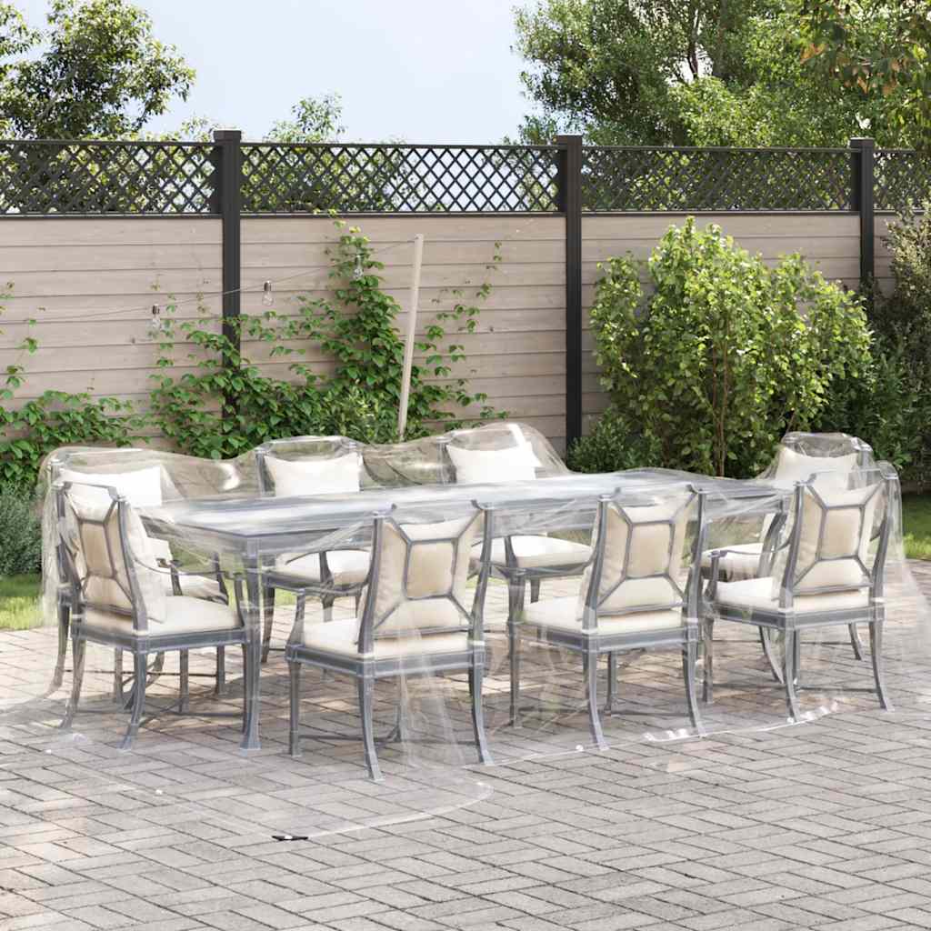 Telone Trasparente Con Occhielli 4x6 M In Pvc