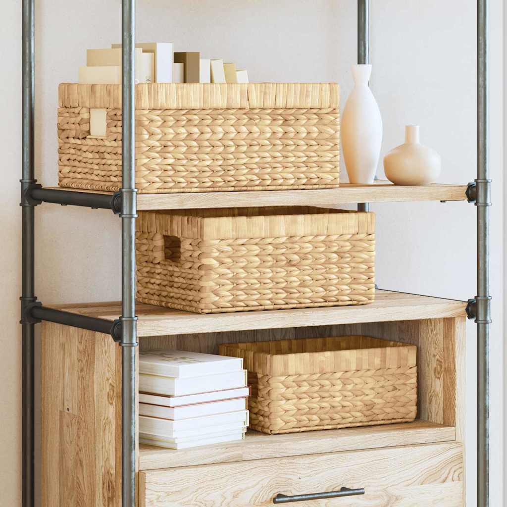 Cesti Per Stoccaggio 3 Pcs Naturale 40 X 30 X 18 cm