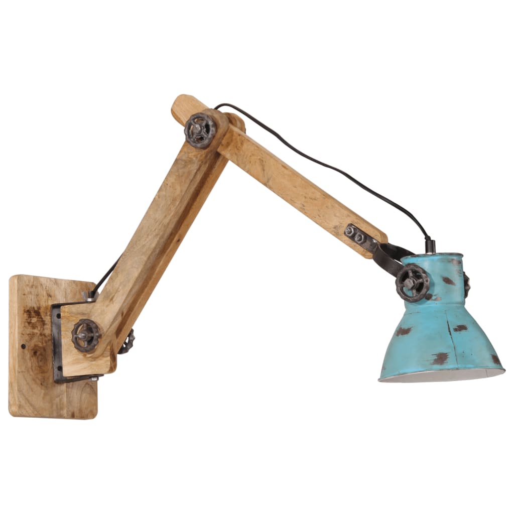 Lampada A Parete 25 W Blu Anticato 96x15x20 Cm E27