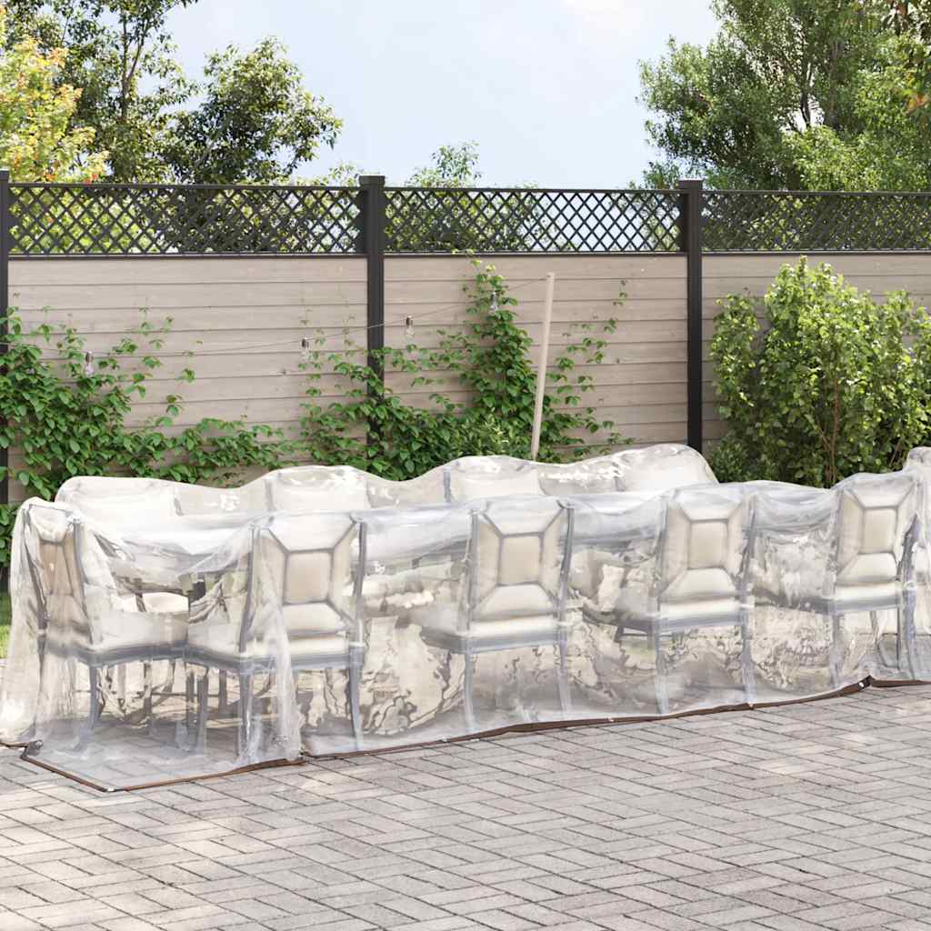 Telone Trasparente Con Occhielli 4x5 M In Polietilene