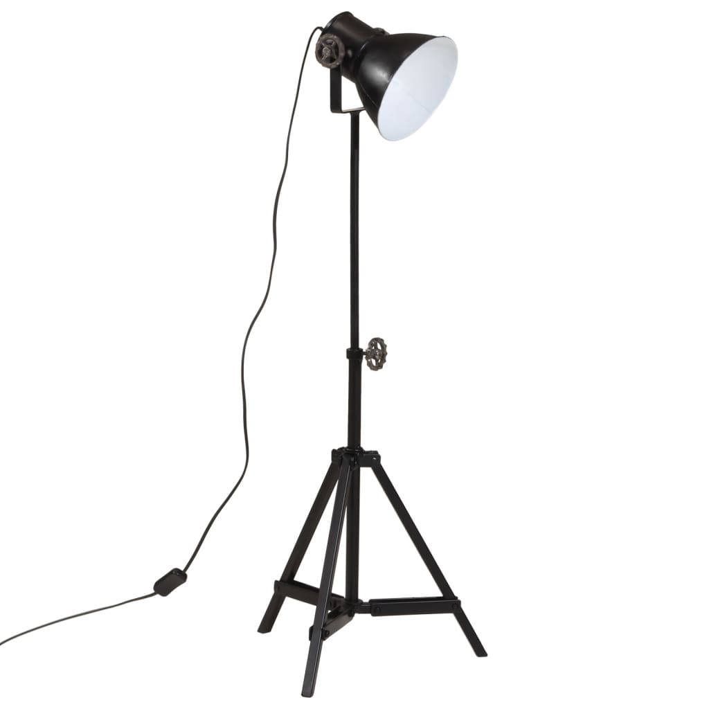 Lampada Da Terra 25 W Nera 35x35x65/95 Cm E27