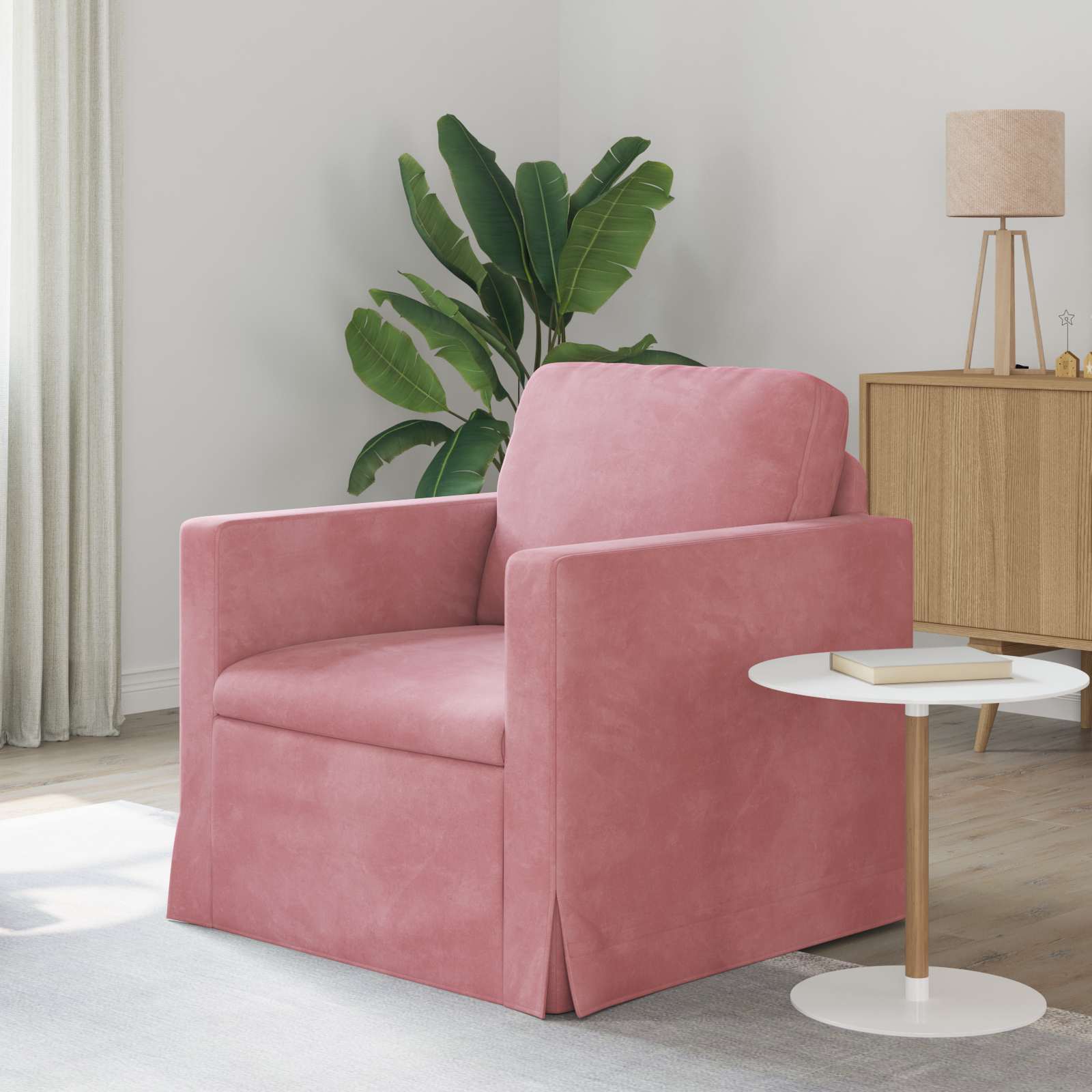 Divano Rosa Dimensioni Complessive: 78 X 78 X 80 Cm (l X P X a)