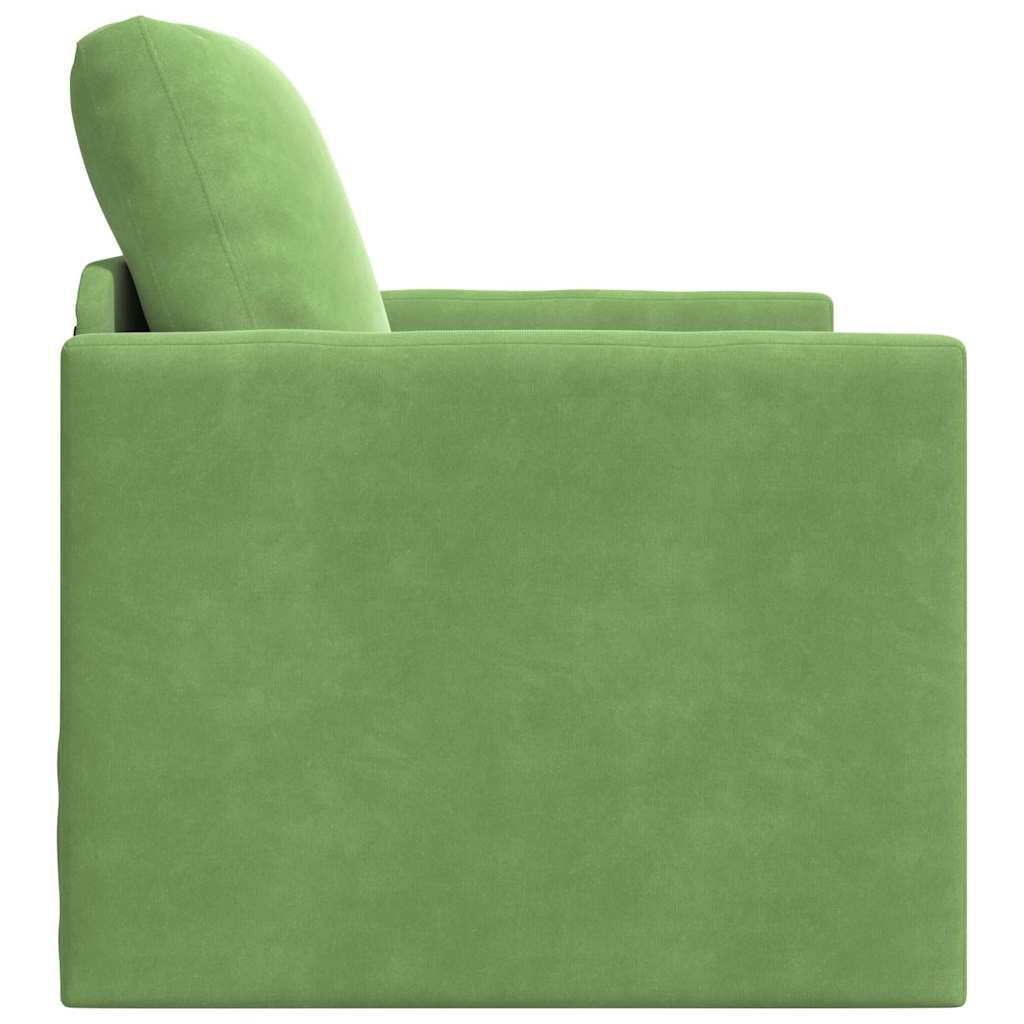 Divano Letto 60cm Verde Chiaro Velluto - Image 6