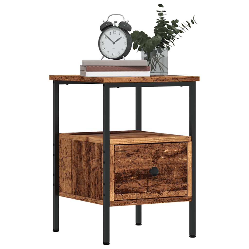 Comodini Legno Antico 2 Pz 34x36x50 Cm In Legno Multistrato - Image 3