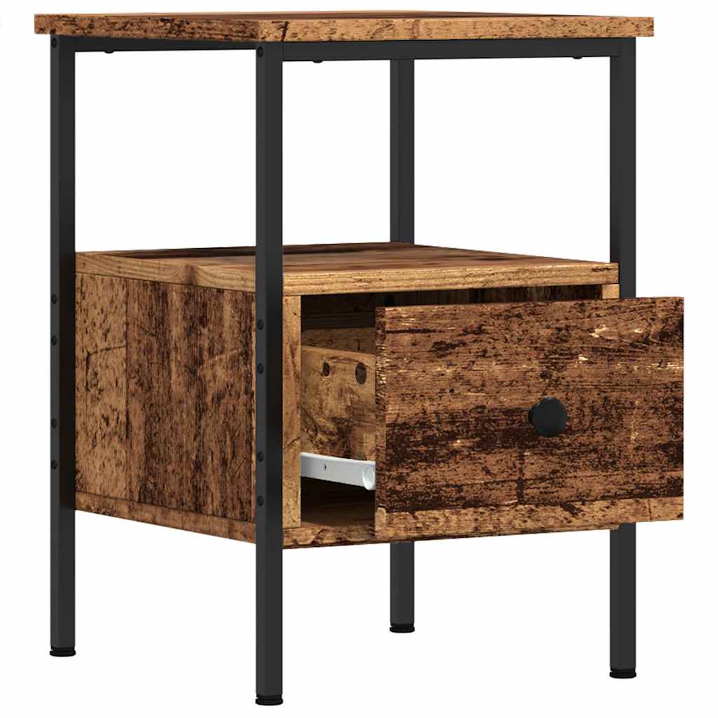 Comodini Legno Antico 2 Pz 34x36x50 Cm In Legno Multistrato - Image 4