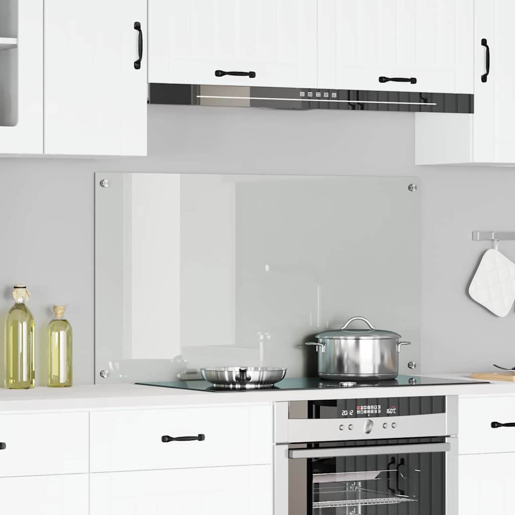 Rivestimento Da Cucina Trasparente 120 X 60 Cm Vetro Temperato