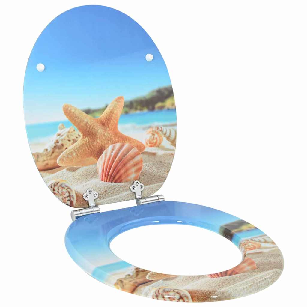 Sedile Del Wc Conchiglia Di Mare 44 X 38 Cm Pannello Mdf