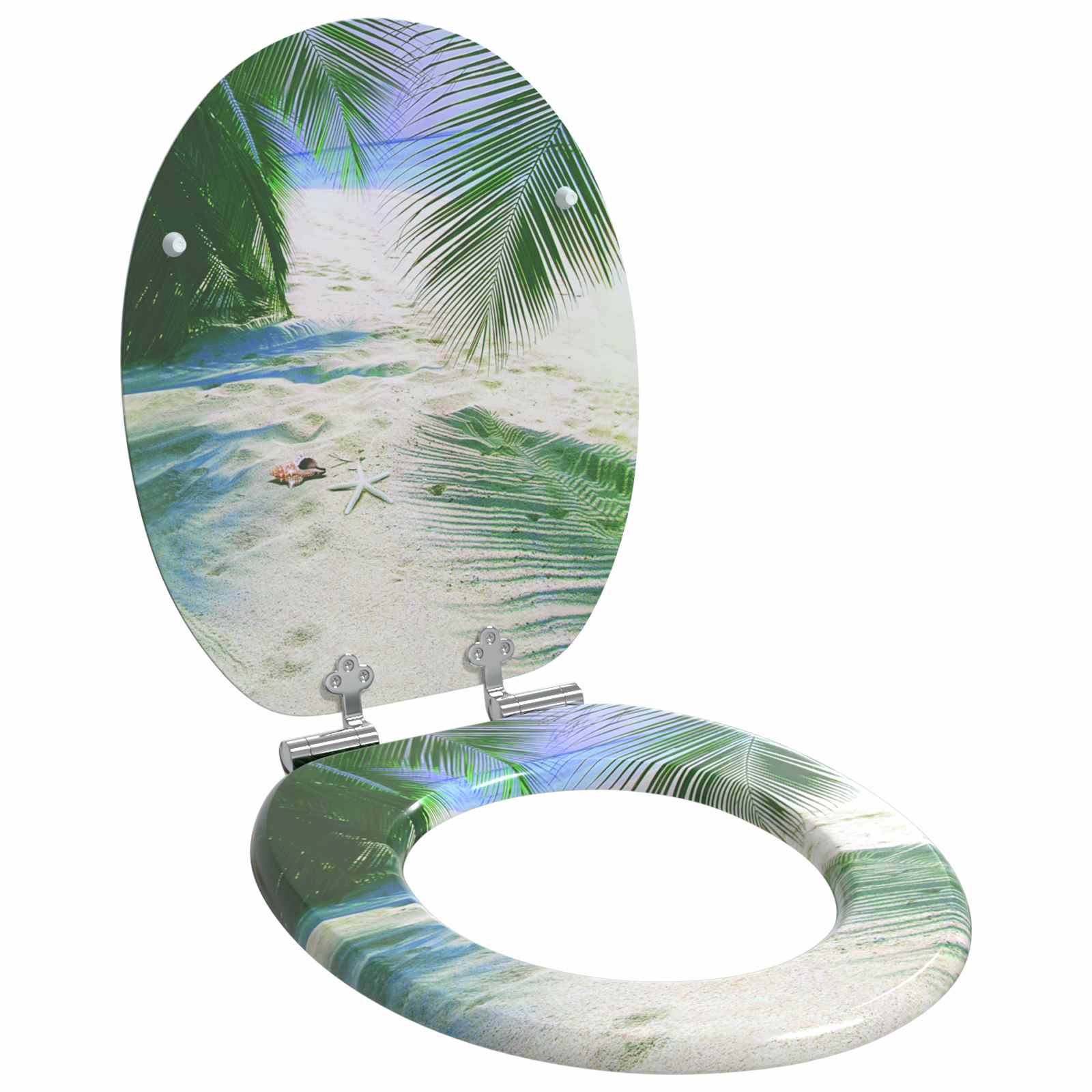 Sedile Del Wc Verde 44 X 38 Cm Pannello Mdf