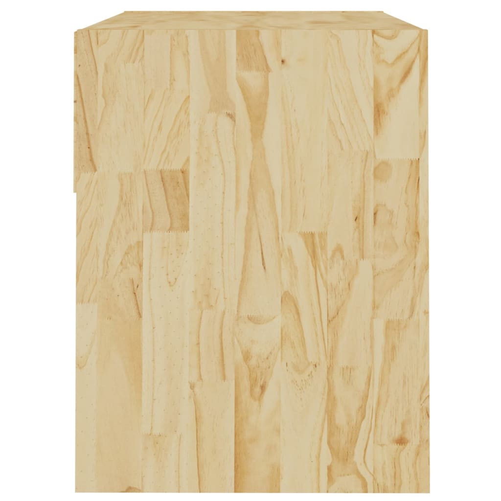 Comodino 40x31x40 Cm In Legno Massello Di Pino - Image 4