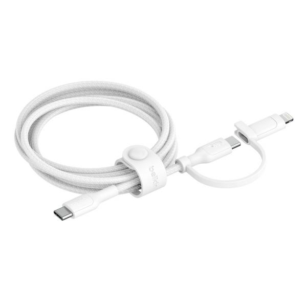 Belkin Boostcharge Pro 2-IN-1 - UsB-Kabel - 24 Pin UsB-C (m)