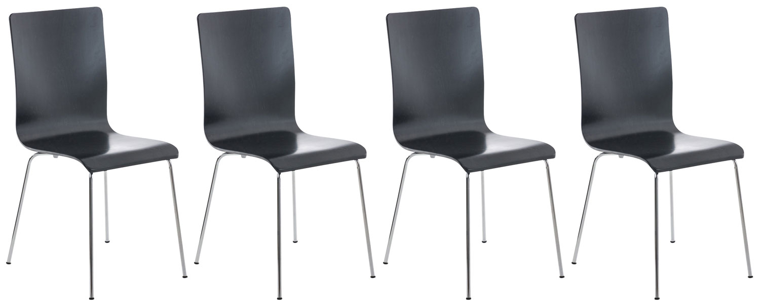 4er Set Besucherstuhl Pepe