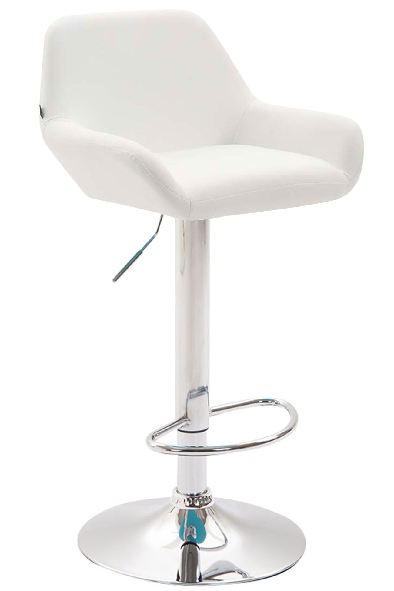 2er Set Barhocker Braga Kunstleder Chrom
