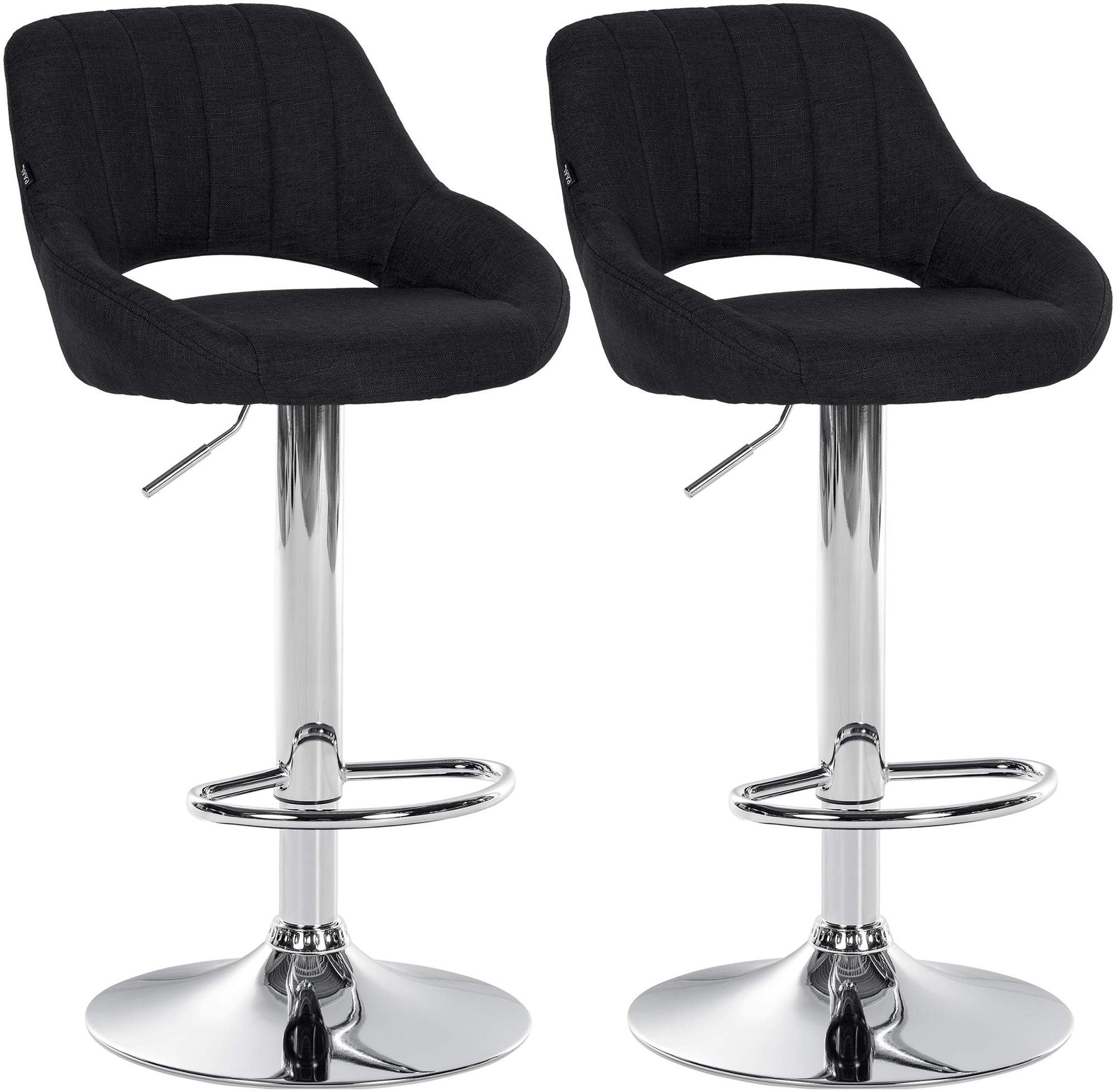 2er Set Barhocker Milet Stoff C