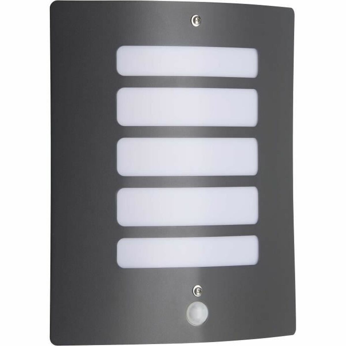 Applique Da Parete Brilliant Todd Esterno Rilevatore Di Movimento Antracite Metallo 60 W E27