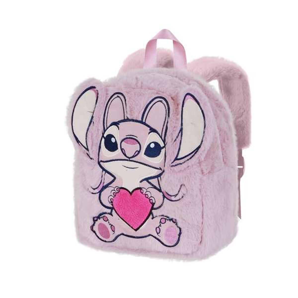 Zaino Per Bambini Lilo & Stitch Angel Rosa 30 X 25 X 15 cm